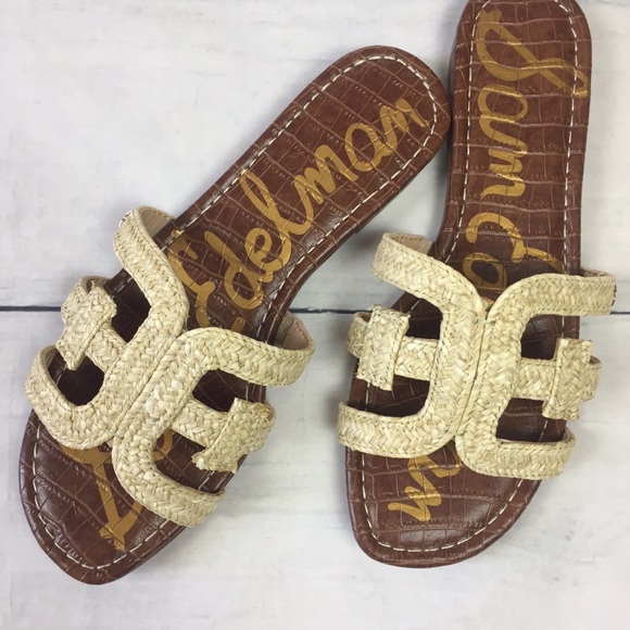sam edelman beckie woven slide sandal